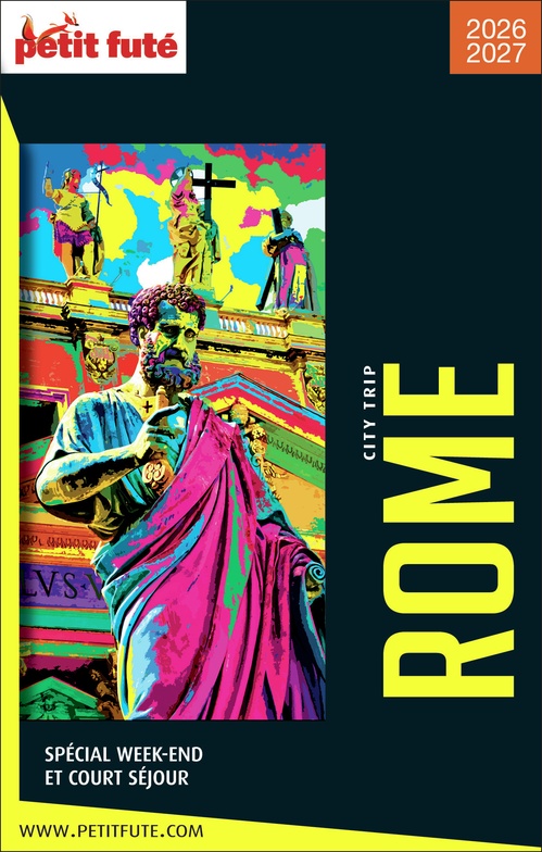 Couverture ebook de Guide Rome City Trip 2026 City trip Petit Futé, de Dominique Auzias, Jean-Paul Labourdette