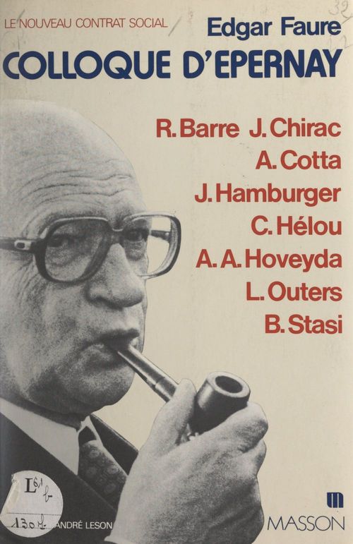 ebook cover of Le nouveau contrat social : Colloque d'Épernay, 16-17 octobre 1976, by Collectif, Comite D''Etudes Pour Un Nouveau Contrat