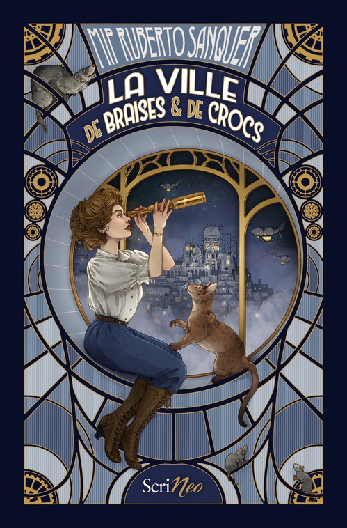 ebook cover of La ville de braises et de crocs, by Ruberto Sanquer