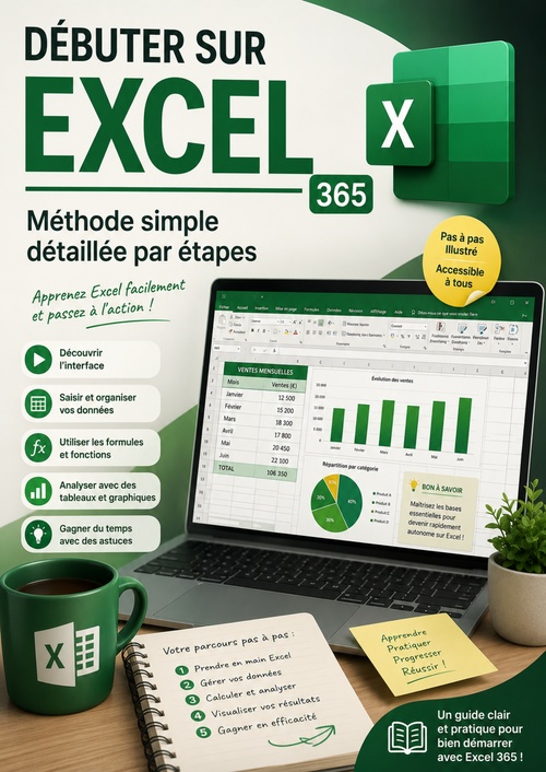 ebook cover of Débuter sur Excel 365, by Philippe Riquelme