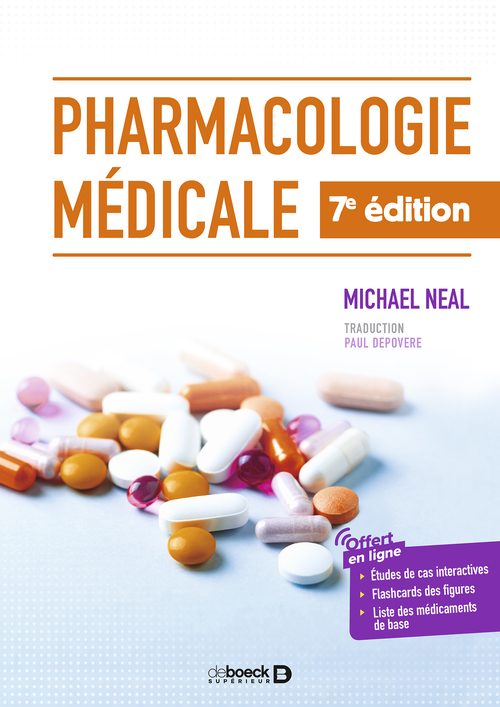 Couverture ebook de Pharmacologie médicale, de Michael Neal