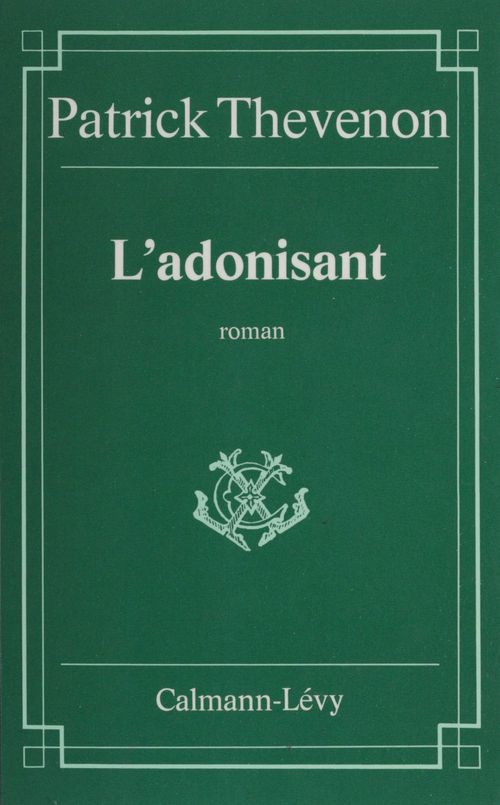 Couverture ebook de L'Adonisant, de Patrick Thevenon