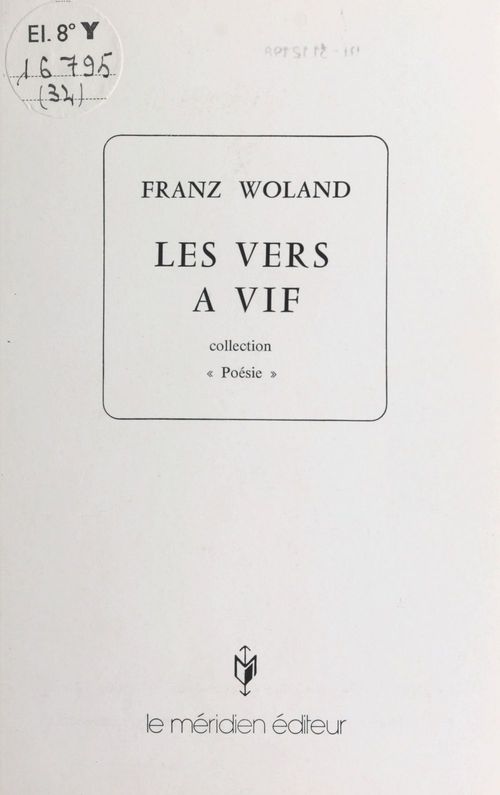 ebook cover of Les vers à vif, by Franz Woland