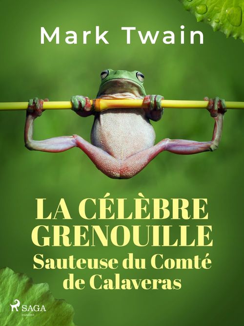 ebook cover of La Célèbre Grenouille Sauteuse du Comté de Calaveras, by Mark Twain