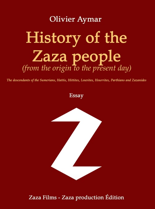 ebook cover of History of the Zaza people, by Olivier Aymar