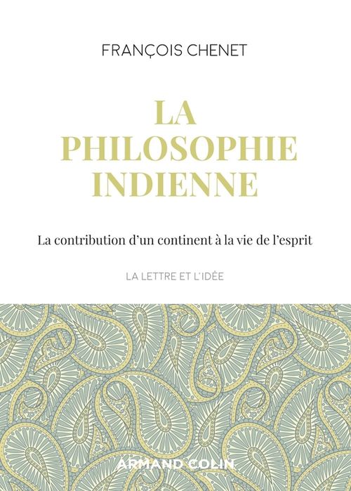 Couverture ebook de La philosophie indienne, de François Chenet