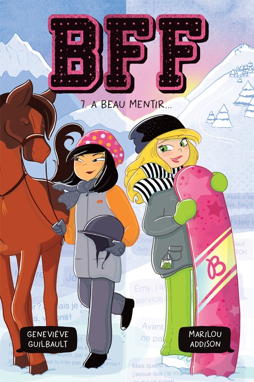 ebook cover of A beau mentir, by Genevieve Guilbault, Marilou Addison