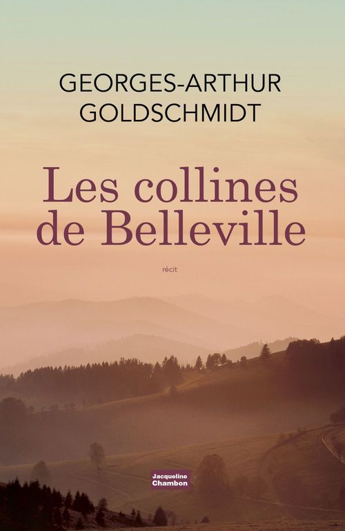 ebook cover of Les Collines de Belleville, by Georges-Arthur Goldschmidt