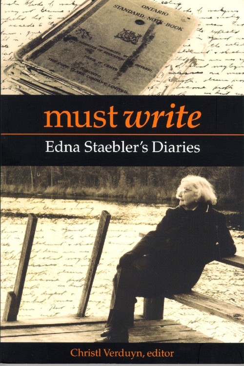 ebook cover of Must Write, by Christl Verduyn, Edna Staebler