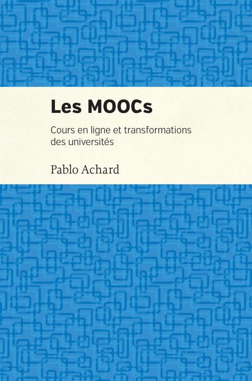 ebook cover of Les MOOCs, by Achard Pablo
