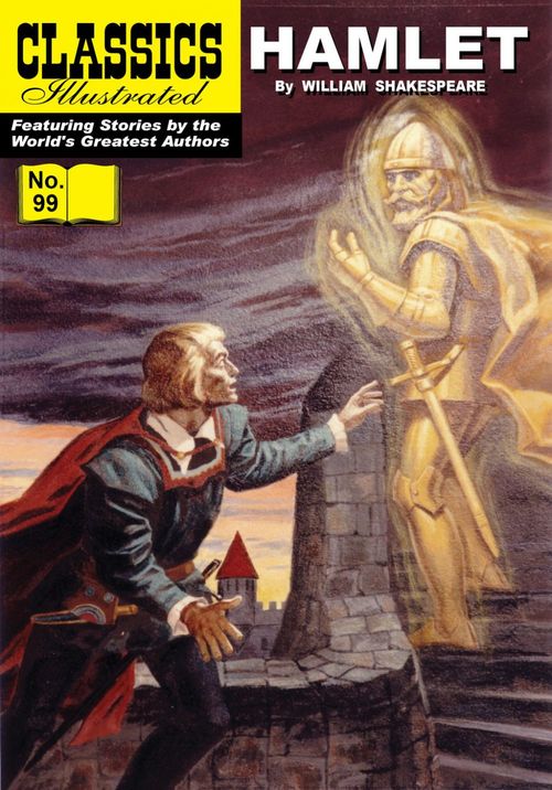 ebook cover of Hamlet, by William Shakespeare