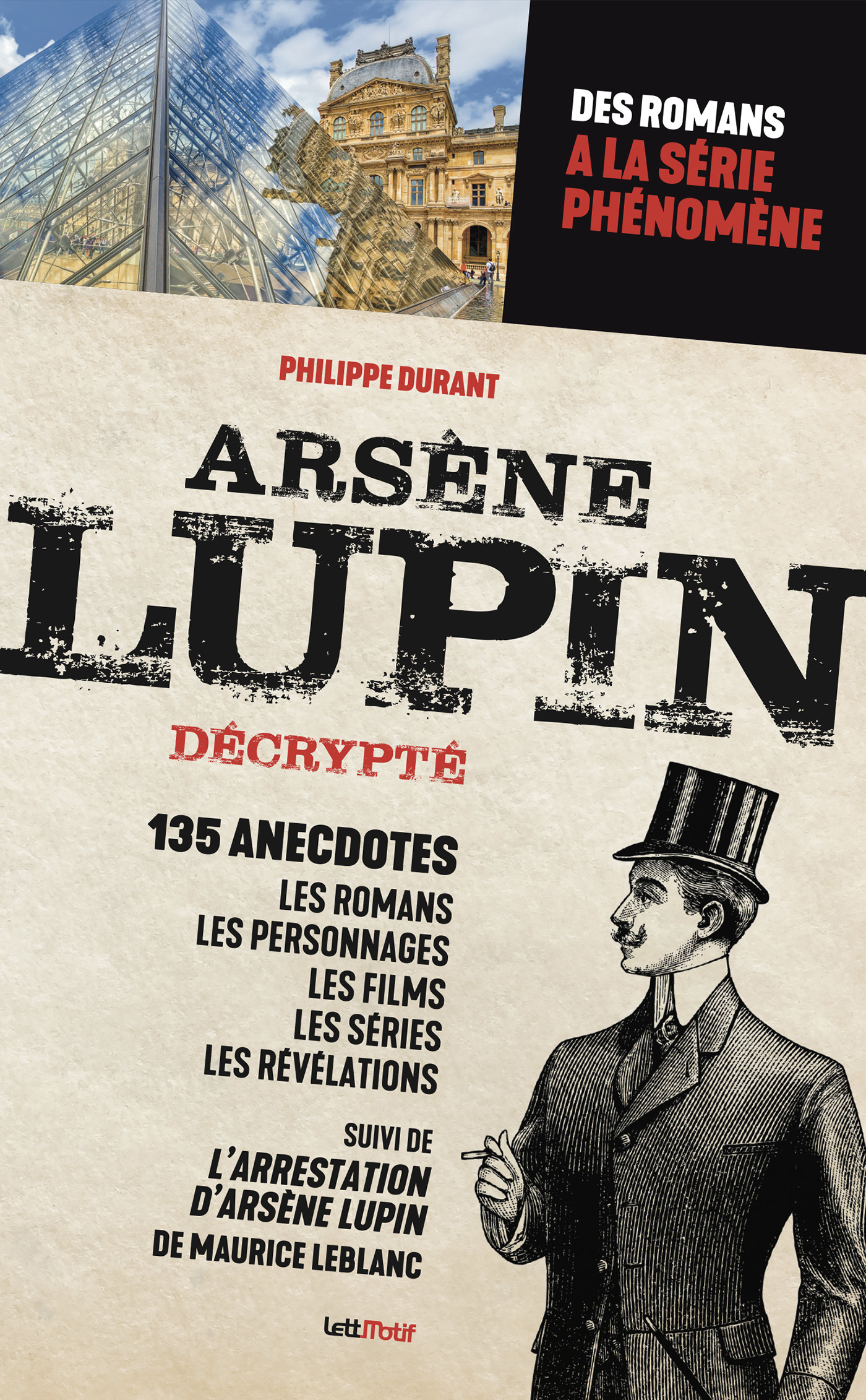 Couverture ebook de Arsène Lupin décrypté, de Philippe Durant