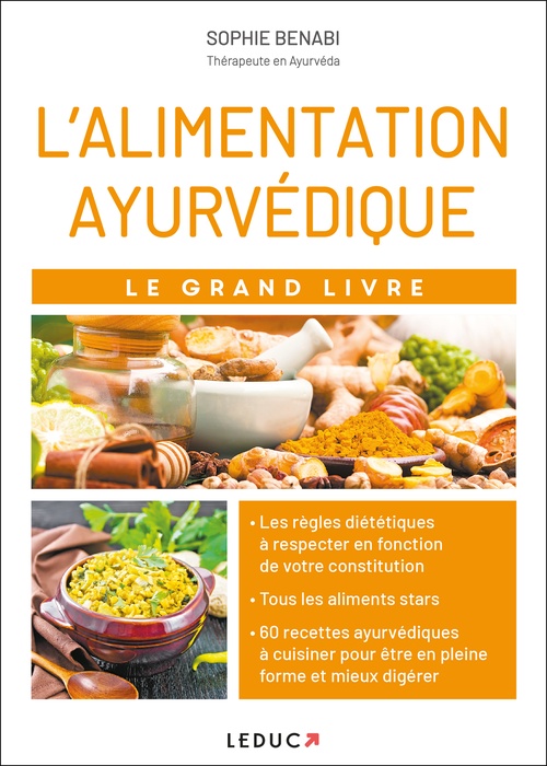 Couverture ebook de Le Grand Livre de l'alimentation ayurvédique, de Sophie Benabi
