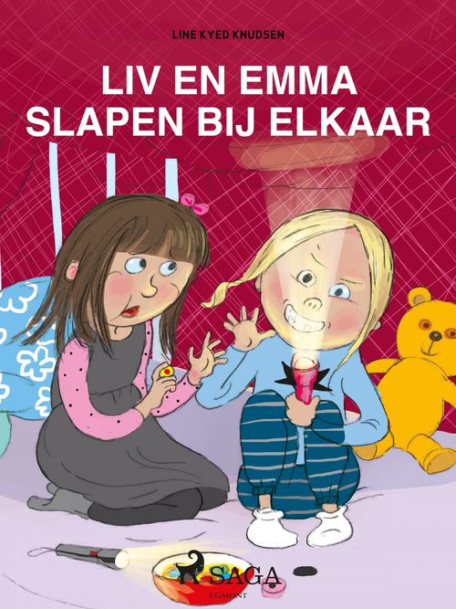 ebook cover of Liv en Emma slapen bij elkaar, by Line Kyed Knudsen