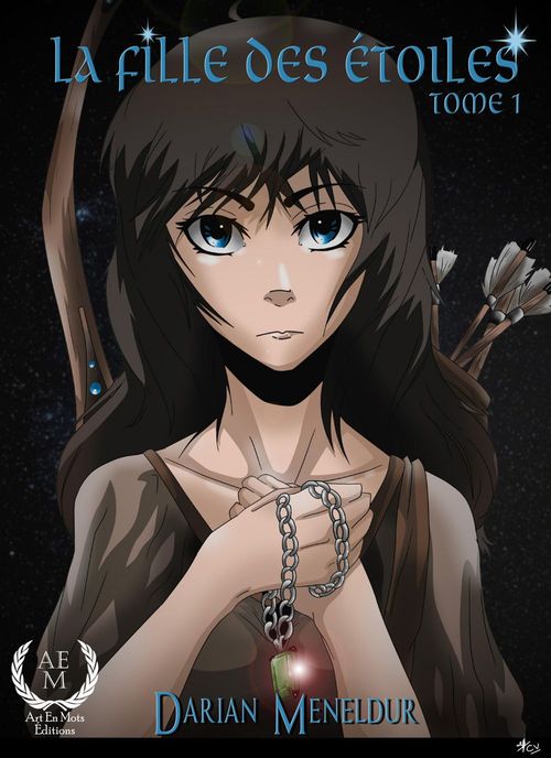 Couverture ebook de La fille des étoiles - Tome 1, de Darian Meneldur