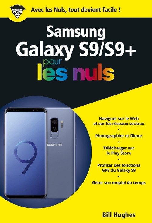 Couverture ebook de Samsung Galaxy S9 Poche Pour les Nuls, de Bill Hughes