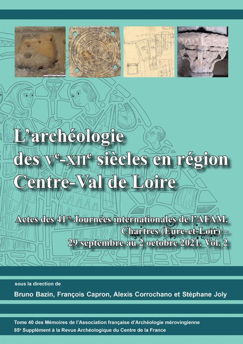 Couverture ebook de L´archeologie des Ve-XIIe siecles en region Centre-Val de Loire, de