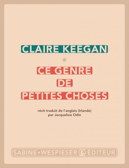 ebook cover of Ce genre de petites choses, by Claire Keegan