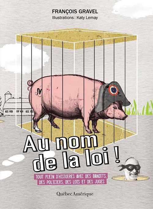 ebook cover of Au nom de la loi, by François Gravel
