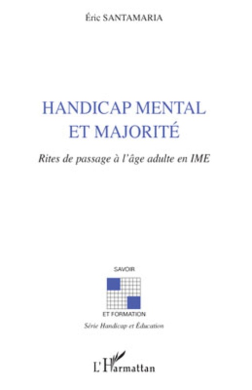 ebook cover of Handicap mental et majorité, by Eric Santamaria