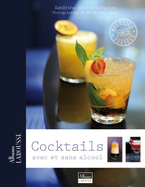 Couverture ebook de Cocktails avec et sans alcool, de Collectif