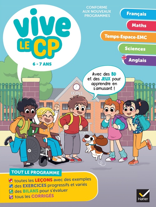 ebook cover of Vive le CP - 6 / 7 ans, by Dominique Estève, Lucie Domergue, Muriel Iribarne, Bénédicte Idiard, Marc Antoine, Richard Minguez, Corinne Touati, Ylly