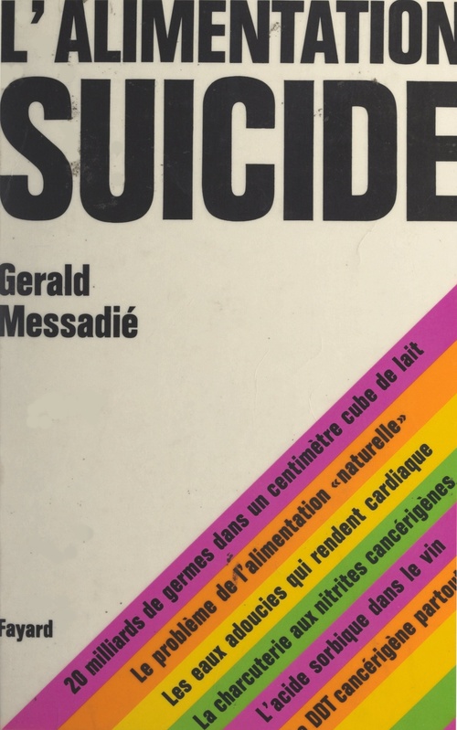 ebook cover of L'alimentation suicide, by Gerald Messadié