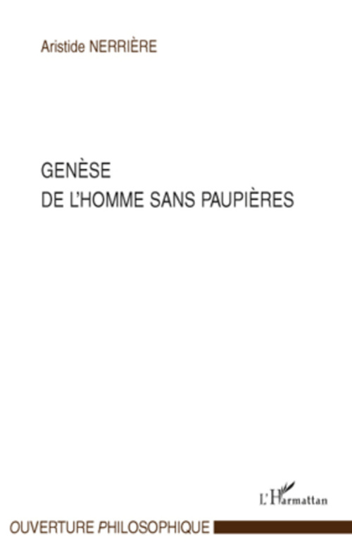 ebook cover of Genèse de l'homme sans paupières, by Aristide Nerrière