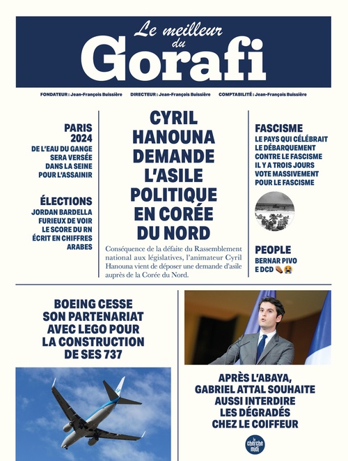 ebook cover of Le Meilleur du Gorafi, by Le Gorafi