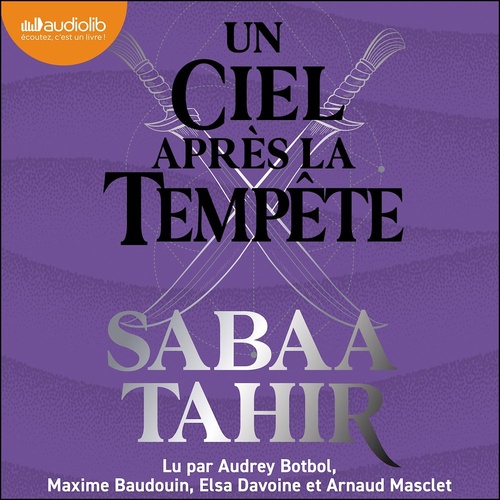 audiobook cover of Un ciel après la tempête, by Sabaa Tahir