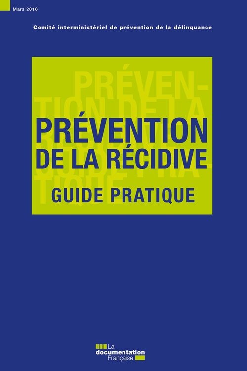 Couverture ebook de Prévention de la récidive, de Comite Interministeriel De Prevention De