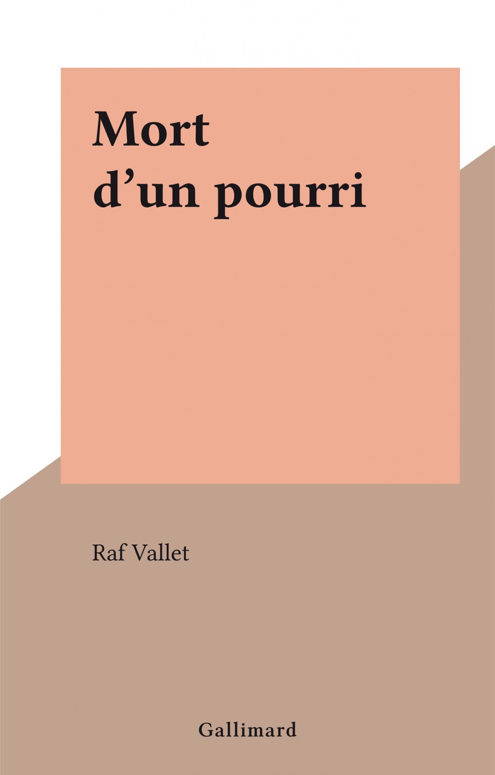 Couverture ebook de Mort d'un pourri, de Raf Vallet