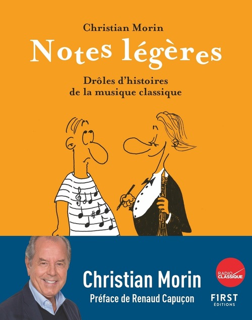 ebook cover of Notes légères - Drôles d'histoires de la musique classique, by Christian Morin