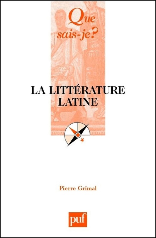 ebook cover of La littérature latine, by Pierre Grimal