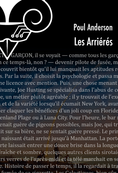 ebook cover of Les Arriérés, by Poul Anderson