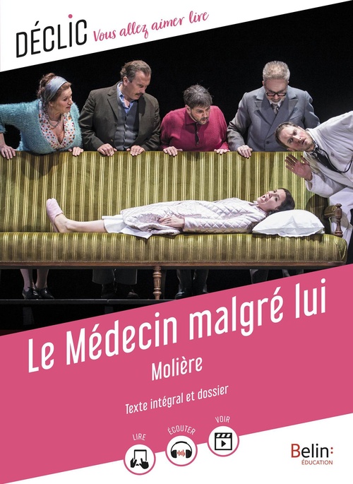 ebook cover of Le Médecin malgré lui, by Molière