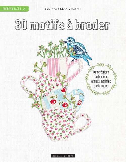 ebook cover of 30 motifs à broder, by Corinne Oddo-Valette