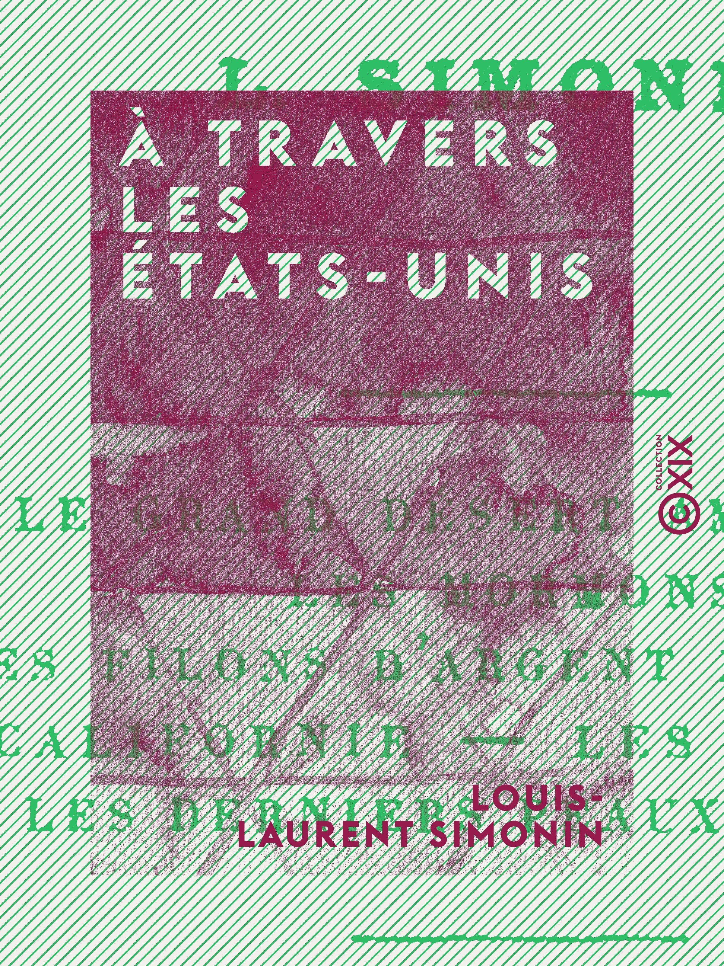 ebook cover of À travers les États-Unis, by Louis-Laurent Simonin