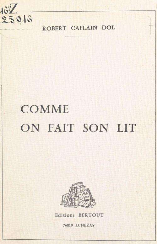 ebook cover of Comme on fait son lit, by Robert Caplain-Dol