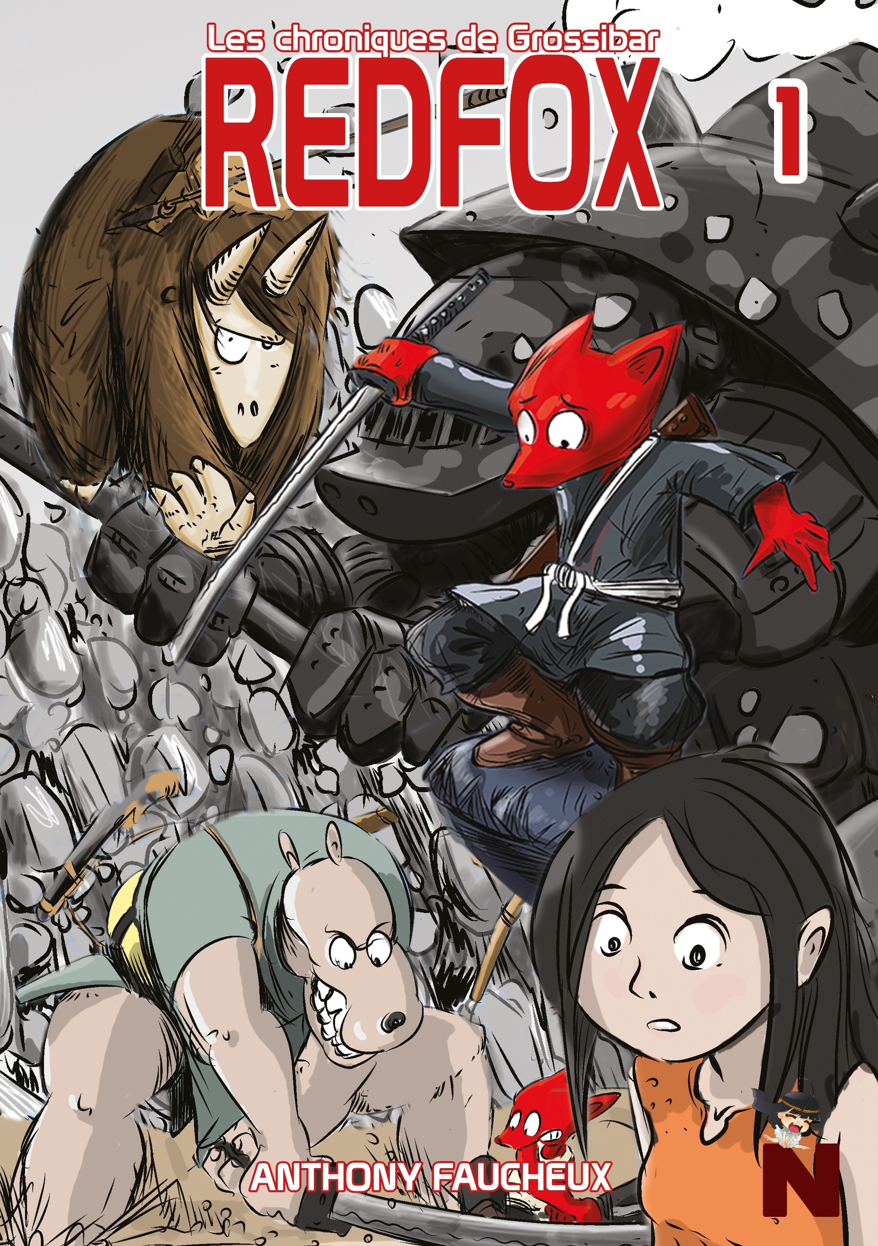 Couverture ebook de Redfox, de Anthony Faucheux