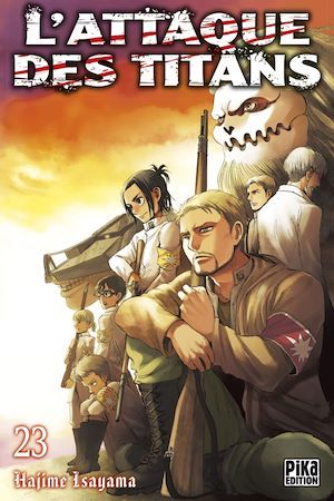 ebook cover of L'Attaque des Titans T23, by Hajime Isayama