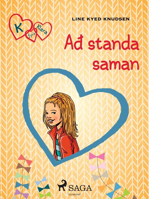 Couverture ebook de K fyrir Klara 5 - Að standa saman, de Line Kyed Knudsen