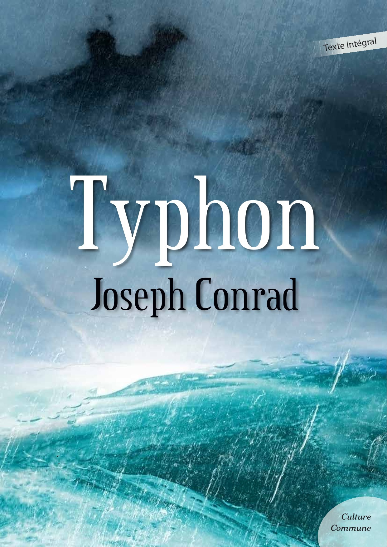 ebook cover of Typhon, by Joseph Conrad