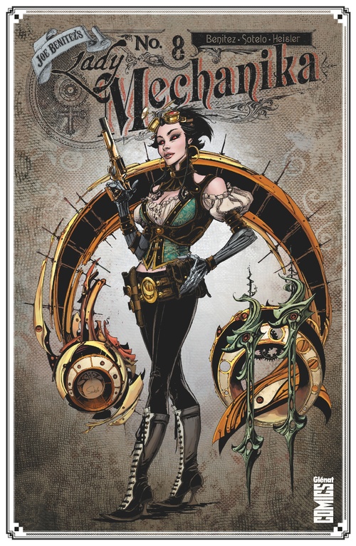 Couverture ebook de Lady Mechanika - Tome 08, de Joe Benitez