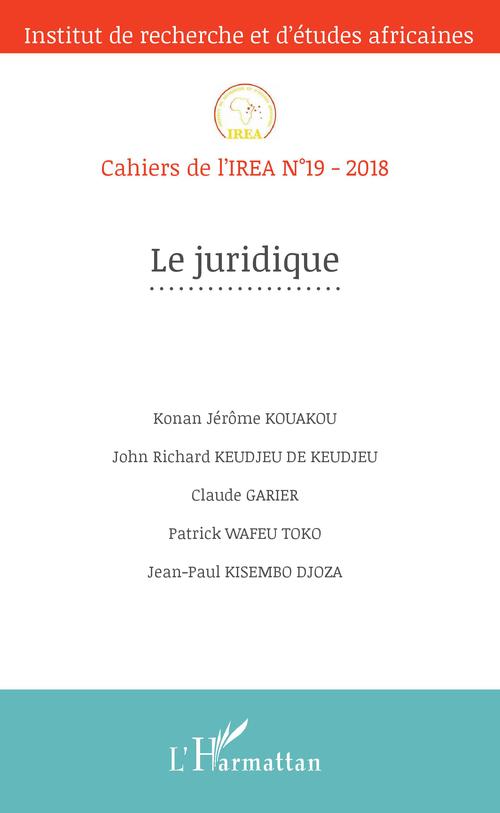 ebook cover of Le juridique, by Cahiers De L'Irea 19