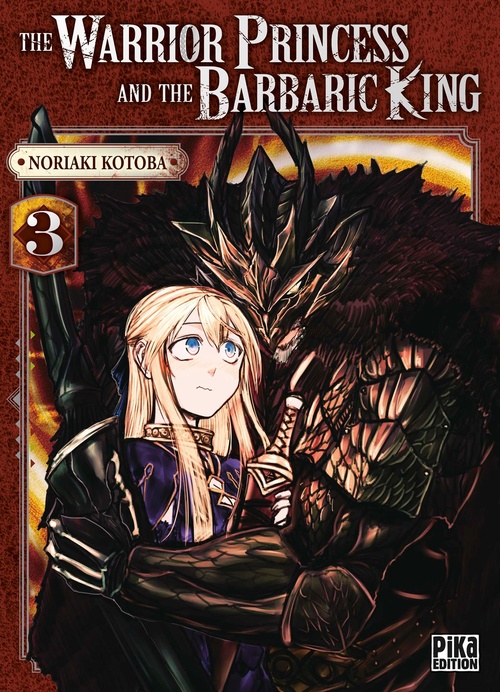 Couverture ebook de The Warrior Princess and the Barbaric King T03, de Noriaki Kotoba