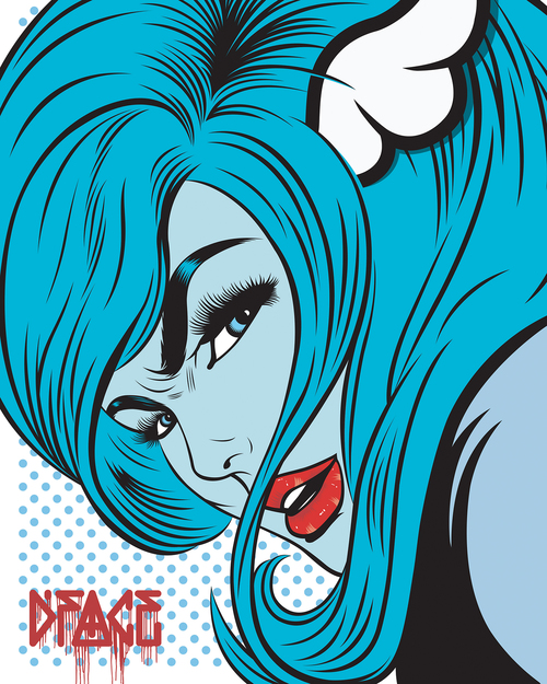ebook cover of D*Face, la Monographie / The Monograph, by D*Face