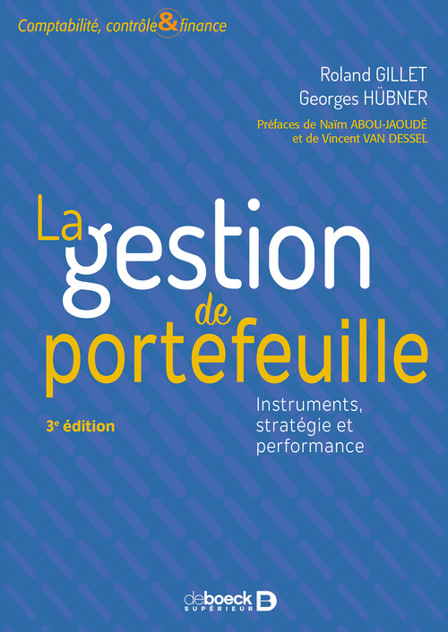 ebook cover of La gestion de portefeuille, by Roland Gillet, Georges Hübner