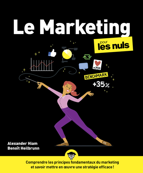 Couverture ebook de Le Marketing Pour les Nuls, 4e, de Marc Chalvin, Benoît Heilbrunn, Alexander Hiam
