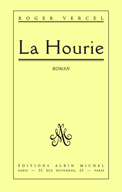 ebook cover of La Hourie, by Roger Vercel